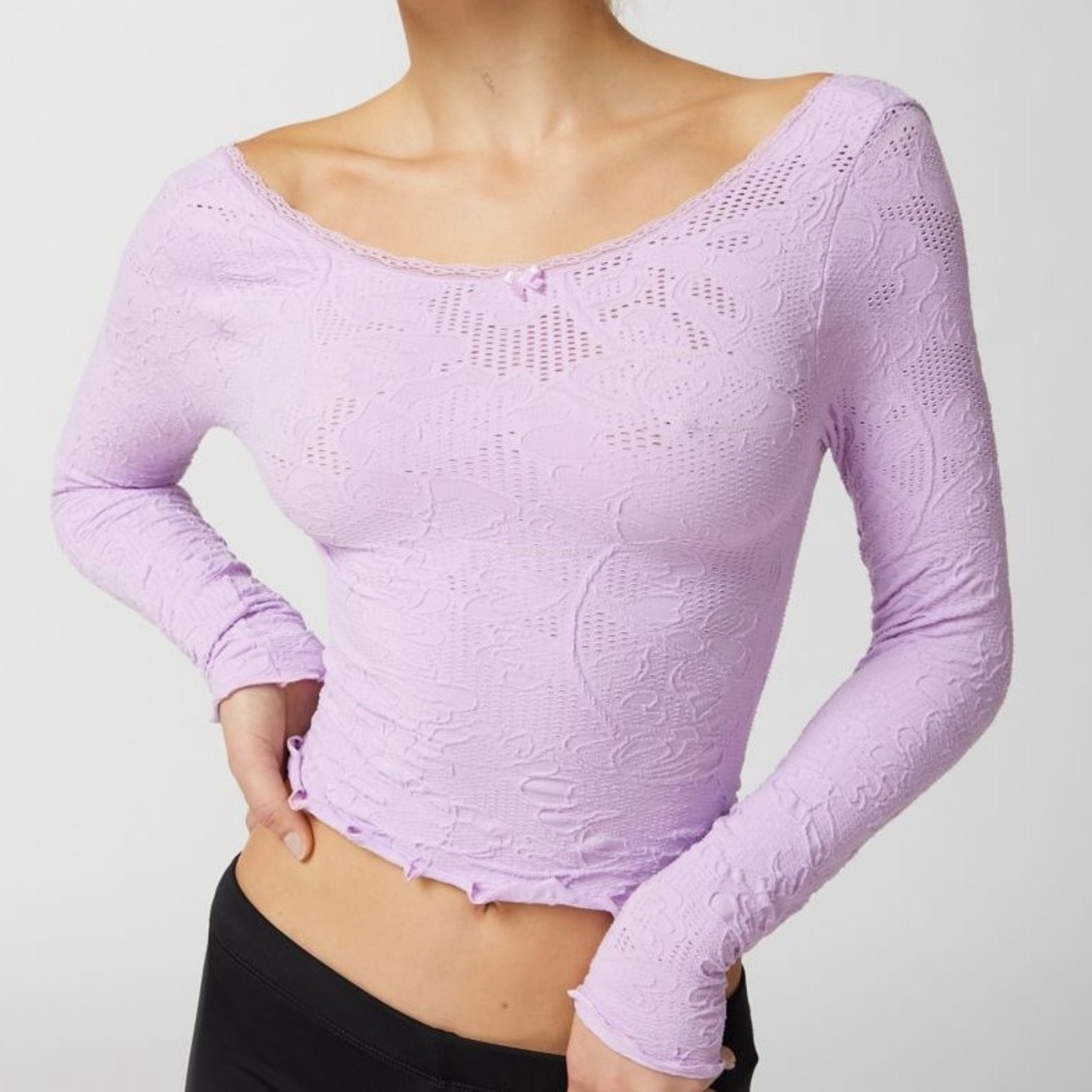 Lilac Lace Women's Top